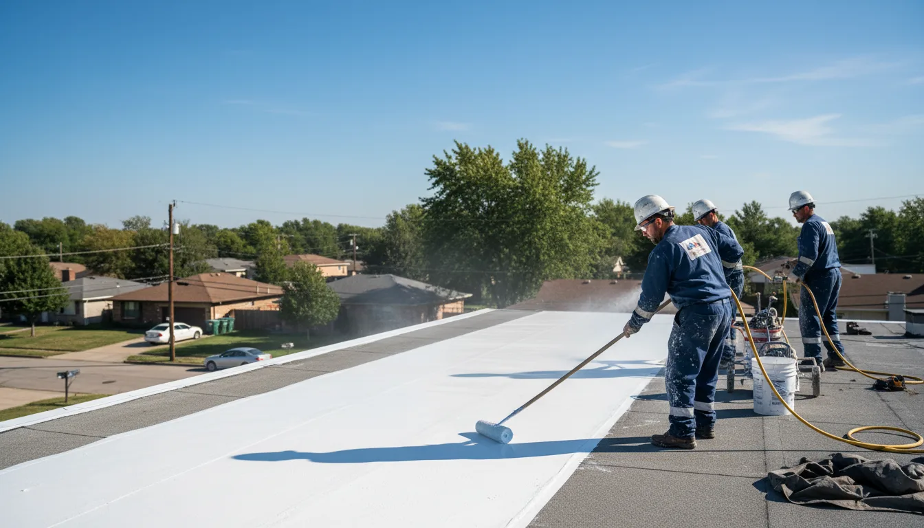 Commercial roof coating in Hillsboro, TX near me